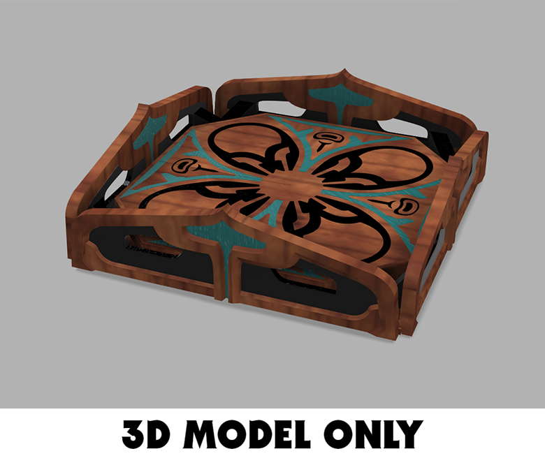 3D Model - Raft Coasters
