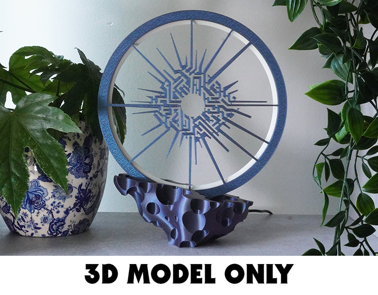 3D Model - Quantum Ring Lamp