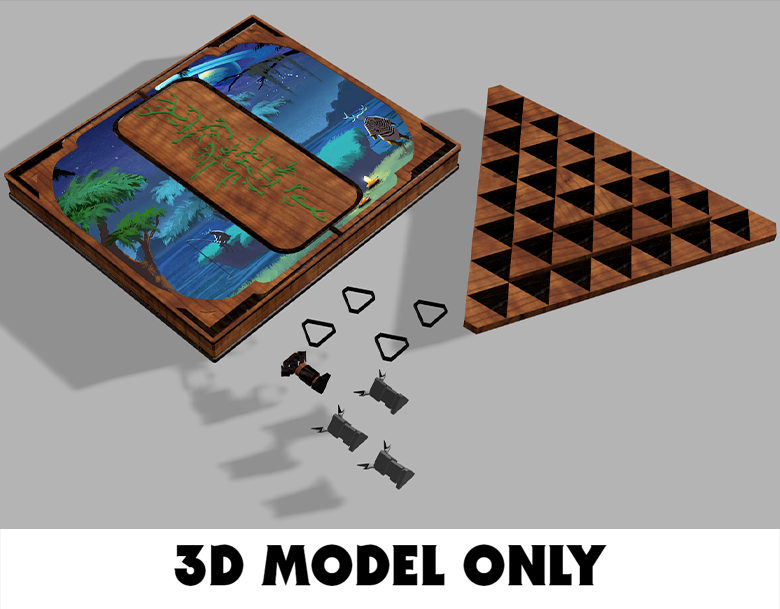 Modèle 3D - Échiquier Owlk