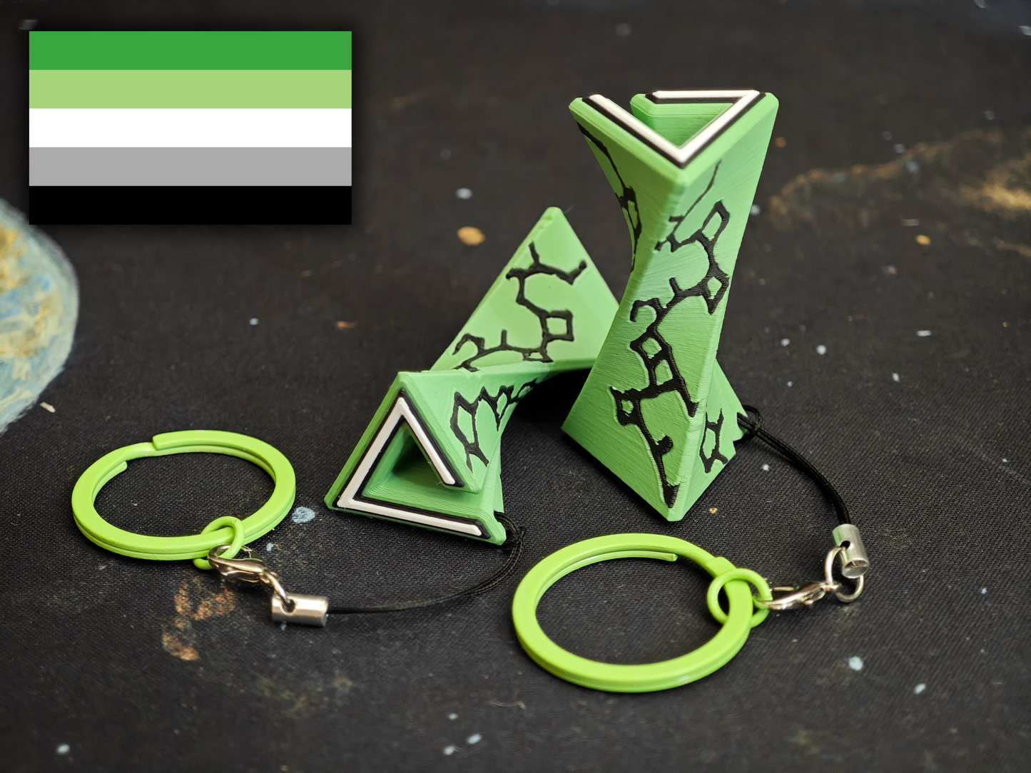 PRIDE 🏳️‍🌈 Scroll Keychain - Outer Wilds