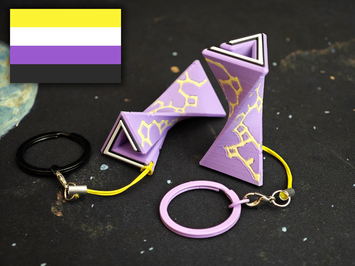 PRIDE 🏳️‍🌈 Scroll Keychain - Outer Wilds