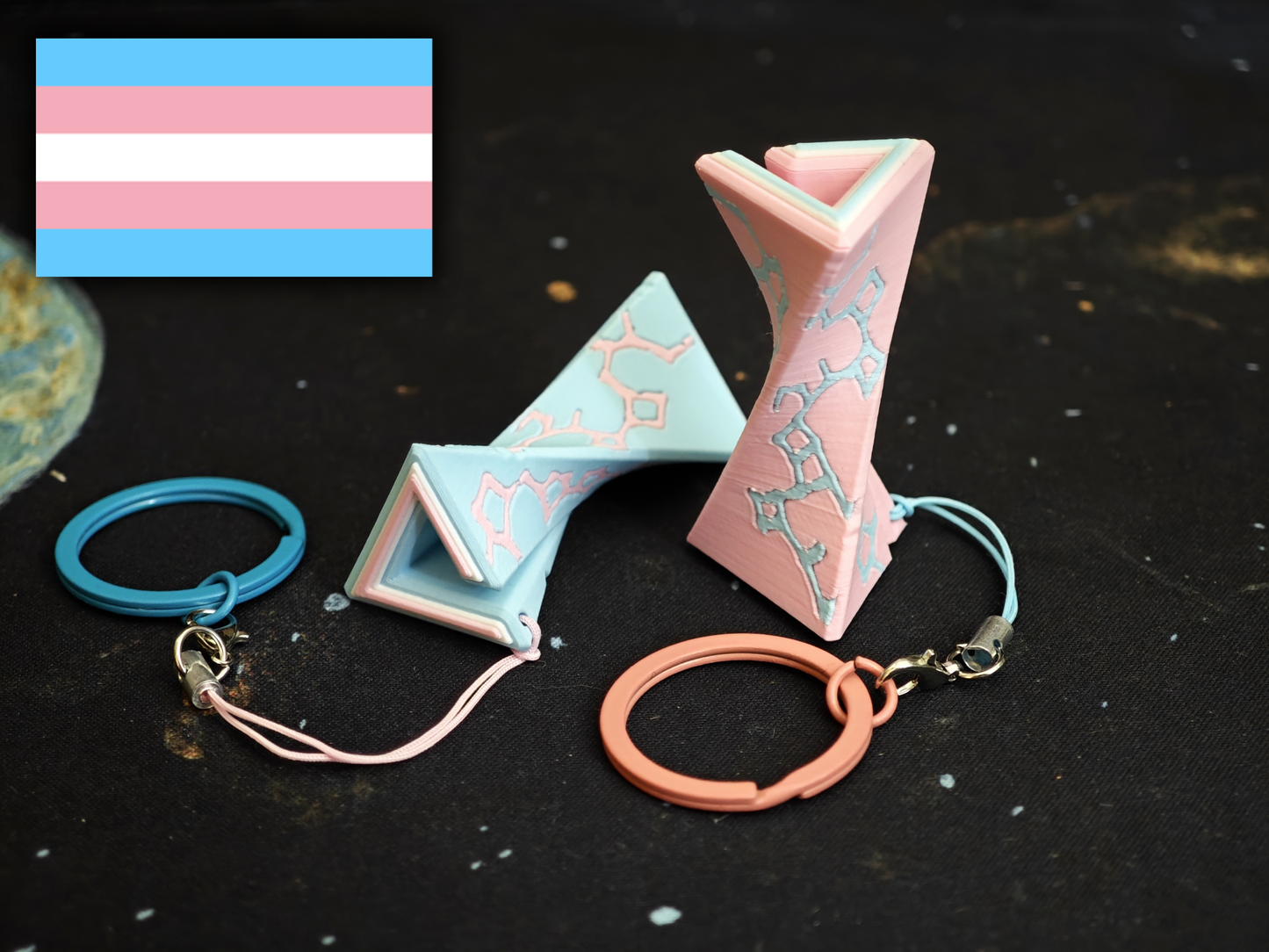 PRIDE 🏳️‍🌈 Scroll Keychain - Outer Wilds