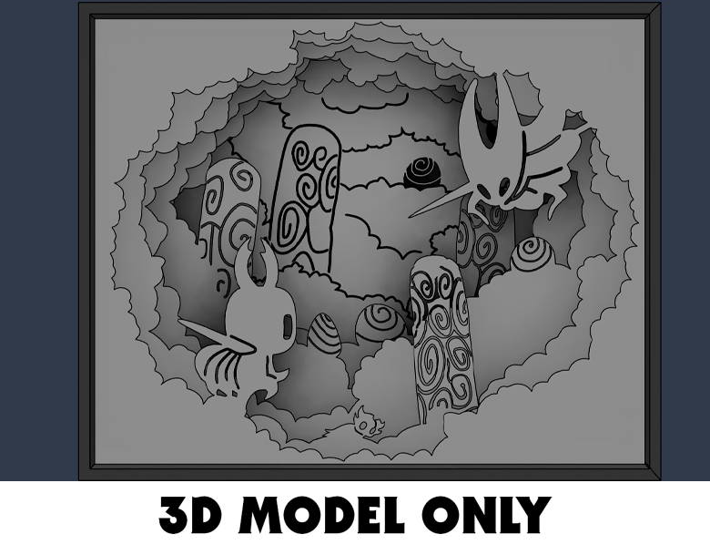 3D Model - Hollow Knight Lightbox