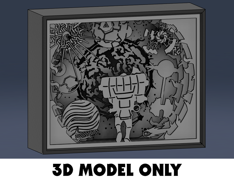 Modèle 3D - Lightbox Outer Wilds