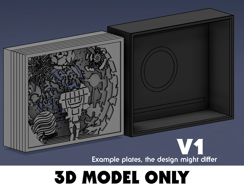 Modèle 3D - Lightbox TUNIC