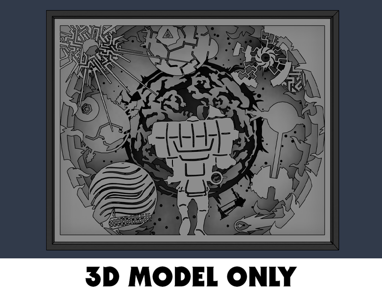 Modèle 3D - Lightbox Outer Wilds